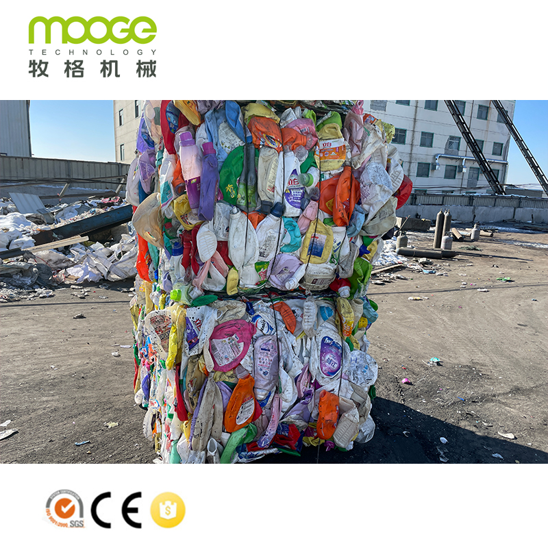 PE PP HDPE LDPE Film/sacs/machine de recyclage de lavage de bouteilles