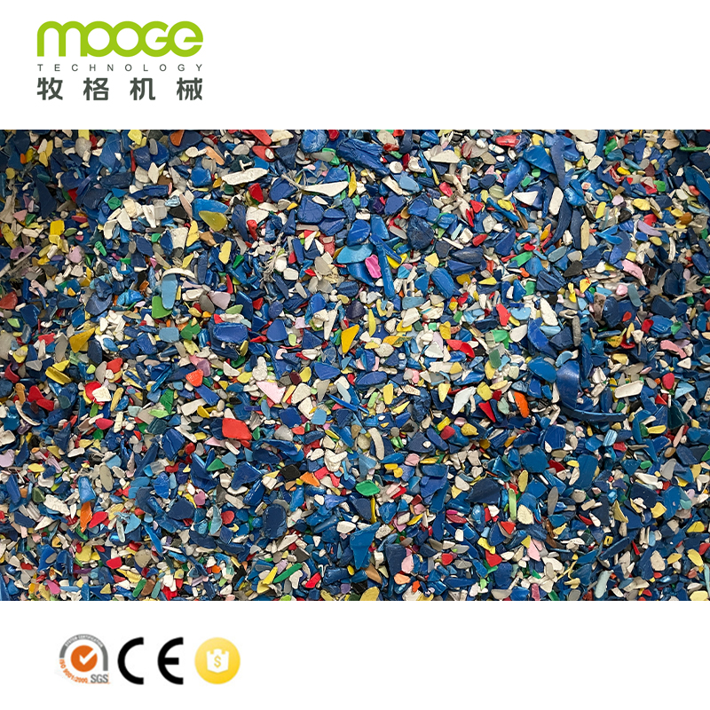 Ligne de recyclage de plastique de bouteille PEHD PE PP / Usine / Machine