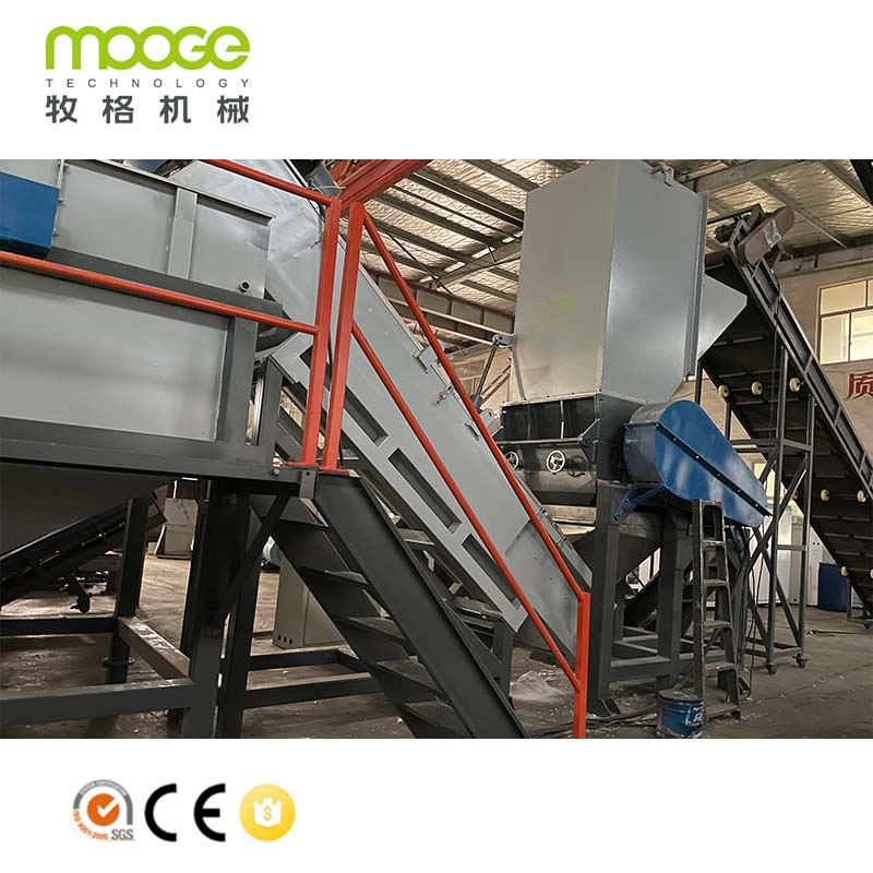 Usine de lavage de sacs en plastique de 500 kg/h/machine de recyclage